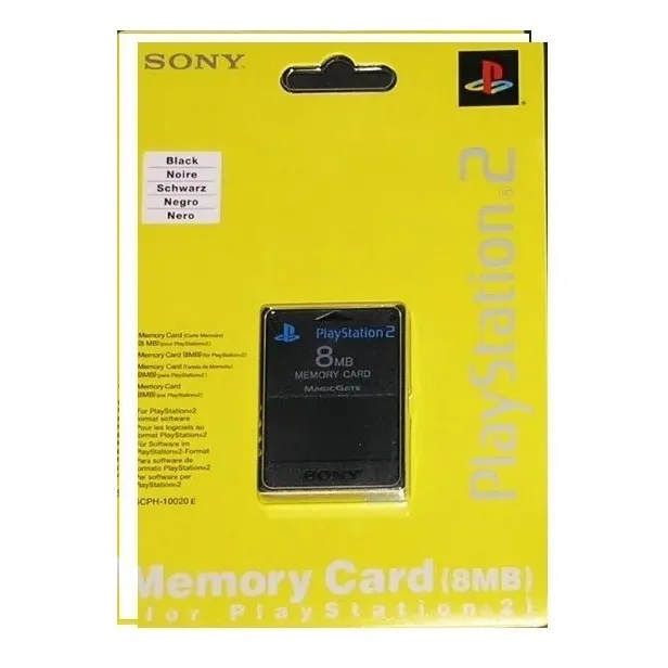 Sony Memory Card 8 Mb Playstation 2 Ps2 Original + Aventuras