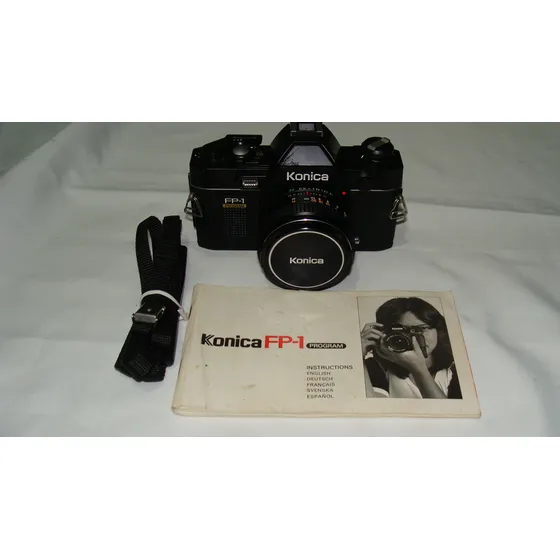 Câmera Analógica Konica Fp-1 (não Func.) - Ler Descrição