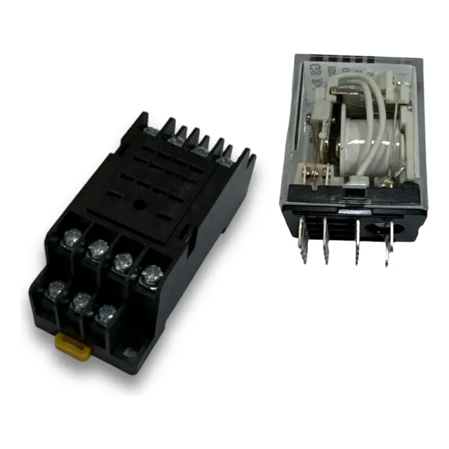 Zocalo Y Rele 4 Inversores 5a Bobina 24v Ac-24v Dc - 220 Dc