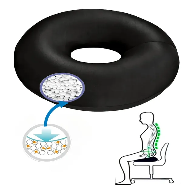 Cojin Microperla Dona Ortopedico Antiescara Coxis Hemorroide