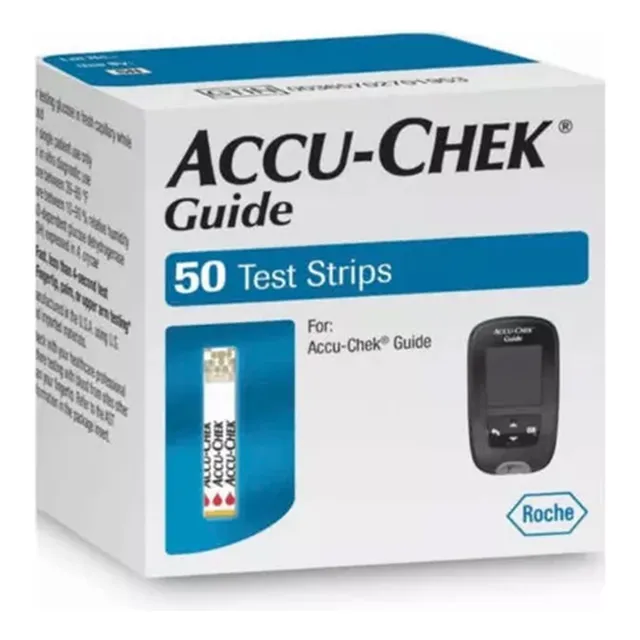 Tiras Reactivas Accu-chek Guide Por 50 Unidades