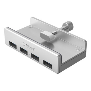 Orico Mh4pu Usb3.0 4 Puertos Plata Mesa Clip Hub 480 Mbps Orico Mh4pu Usb3.0 4 Puertos Plata Mesa Clip Hub 480 Mbps