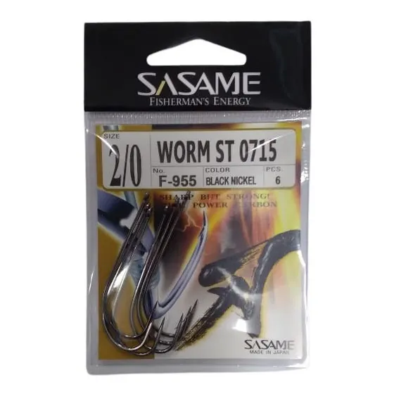Anzuelos Sasame Worm St 0715 N°2/0 Japon Pejerrey Variada
