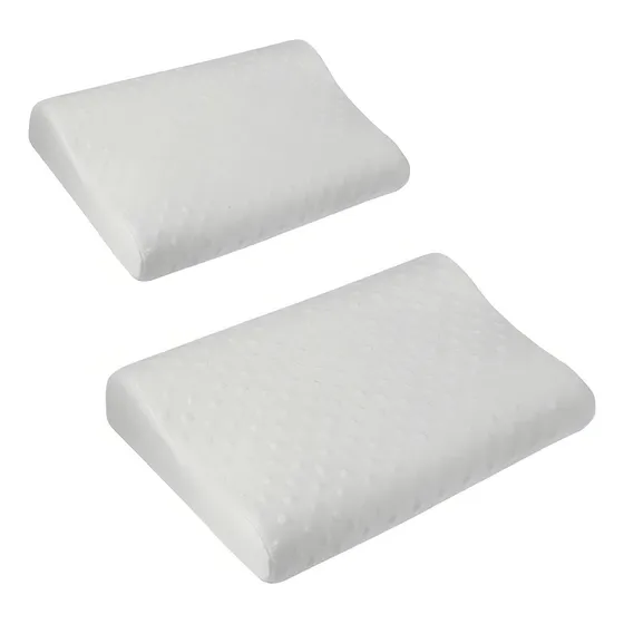 Set De 2 Almohadas Ortopédica Con Memoria Memory Foam Color 52055