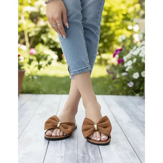 Sandalias Moño Piso Del 22 Al 27 Casuales Frescas Denisse