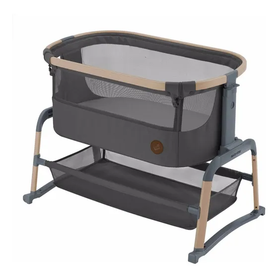 Cuna Colecho Lora Air Beyond Graphite Maxi Cosi Color Gris oscuro