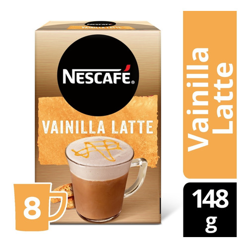 Café Nescafé® Vainilla Latte 8 Sobres De 18,5g
