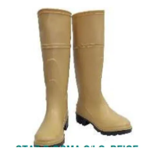 Botas De Goma Larga 30cm Beige N43 Top Rain
