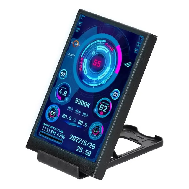 Pantalla 3.5 Monitor Temperatura Cpu Gpu Ram Computador