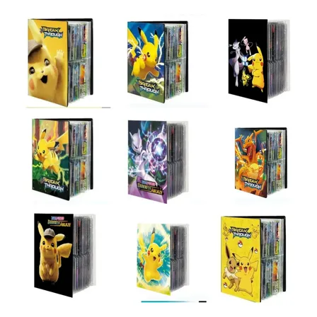 Álbum Pokémon, 240 Cartas, Capa Protetora, Presente Infantil