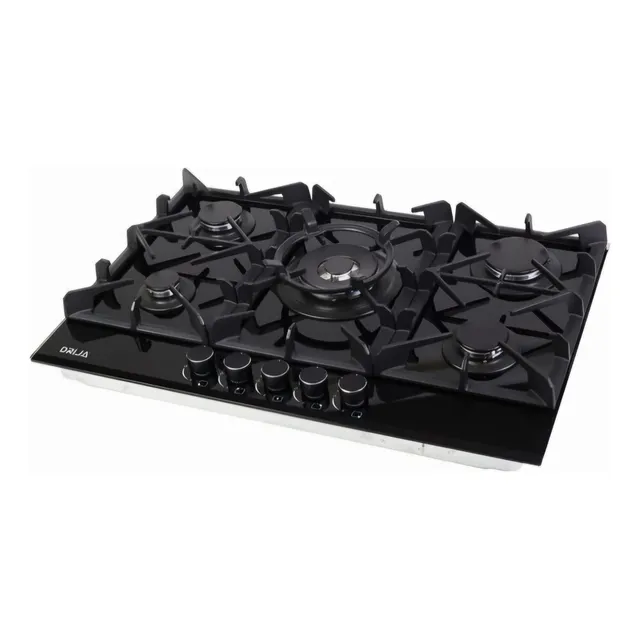 Tope De Cocina A Gas 5 Hornillas Modelo Toscana 76cm Drija