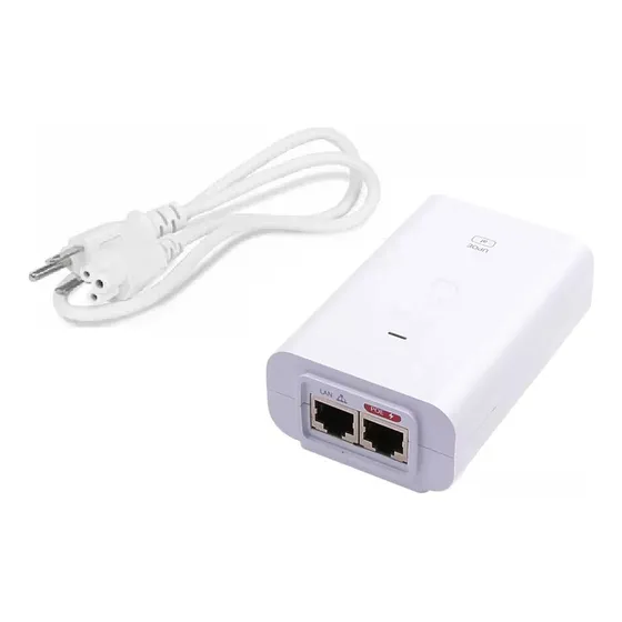 Poe Inyector 48v Ubiquiti 0.65a 30w Rj45 Gigabit, Original