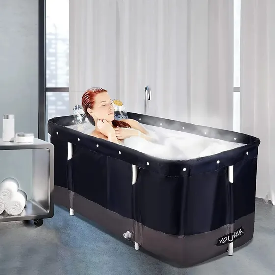 Tina De Baño Bañera Plegable Terapias Frías O Calientes