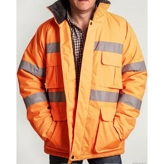 Alaska Parka Térmica Impermeable Con Polar Y Reflectivo
