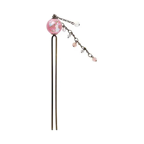 Pelota De Pelo Para Bun Kanzashi Pelota De Metal, Gm7yi