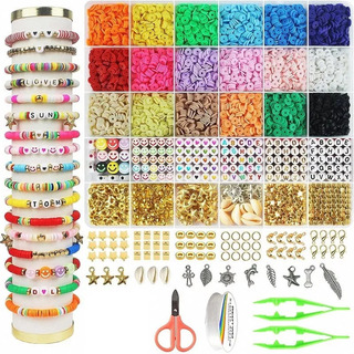 Kit Para Hacer Pulseras Con Cuentas De Arcilla 5100 Kit Para Hacer Pulseras Con Cuentas De Arcilla 5100