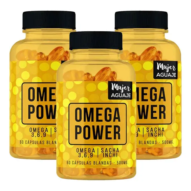 Omega Power 60 Cápsulas Blandas Mujer Aguaje - Pack X 3