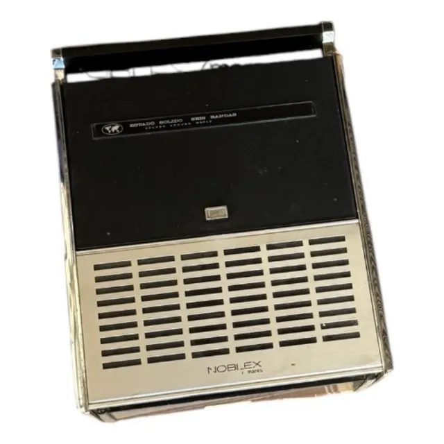 Radio Noblex 7 Mares Vintage 6 Bandas Original Con Caja Negro (Reacondicionado)