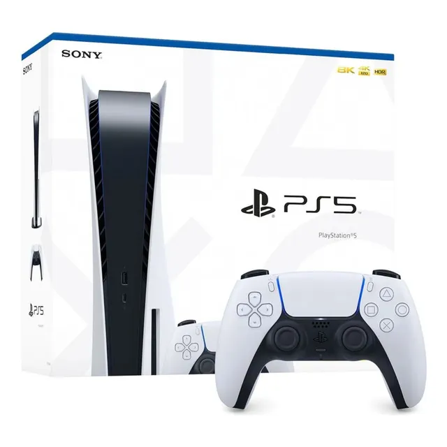 Consola Playstation 5 Con Lector De Discos + Mando Ps5