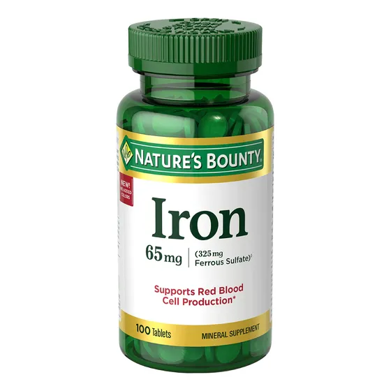 Complementa Nature's Bounty Iron 65 Mg Con Sulfato Ferroso