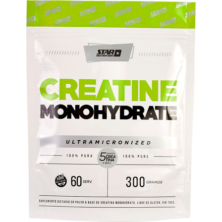Creatina Monohydrate Star Nutrition Doy Pack X 300grs Sabor Sin Sabor Creatina Monohydrate Star Nutrition Doy Pack X 300grs Sabor Sin Sabor