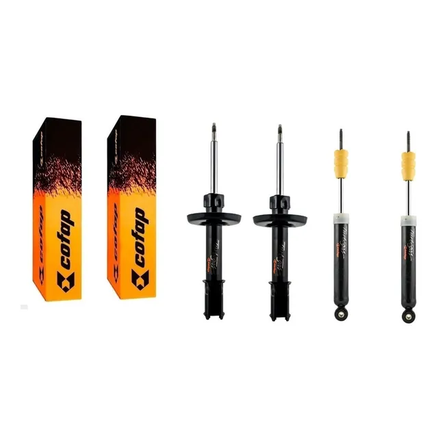 Kit 4 Amortecedor Celta 2010 2011 Original Cofap Turbogás