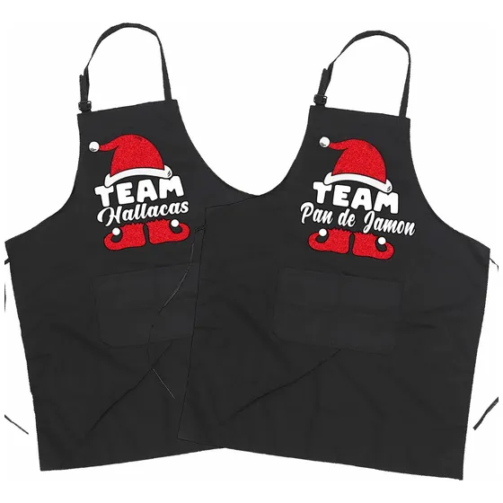 Delantales Personalizados Navidad Team Hallacas Pan De Jamon