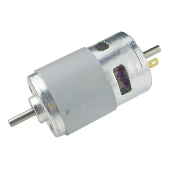 Motor Eléctrico De Doble Eje 775dc 12v 4000 Rpm Dc 24v 8000