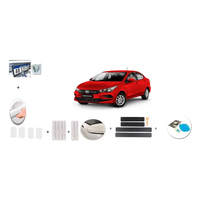  Combo De Accesorios De Protección Para Fiat Cronos 2024