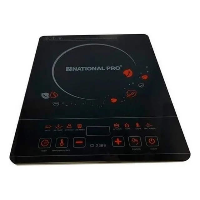Cocina Inducción  De 2400w Con 8 Funciones De Una Hornilla
