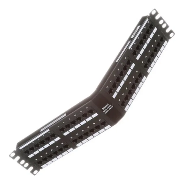 Panel De Parcheo Panduit Dpa486x88tgy 48 Puertos Cat 6a