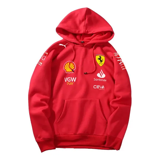 Suéter F1  Ferrari Charles-leclerc Hoodie