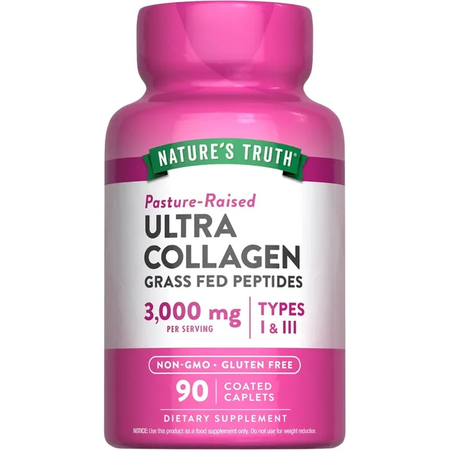 Colágeno 3000 Mg Ultra Nature's Truth 90 Tabletas Sin Sabor