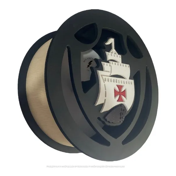 Carretilha Madeira Vasco Pipa Raia Catraca 12 Polegada 32 Cm