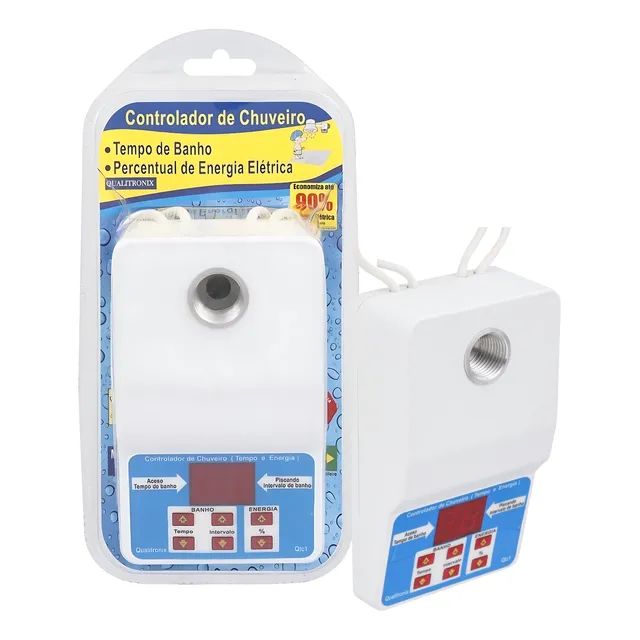 Controlador Temporizador De Chuveiro Digital Bivolt Qtc1