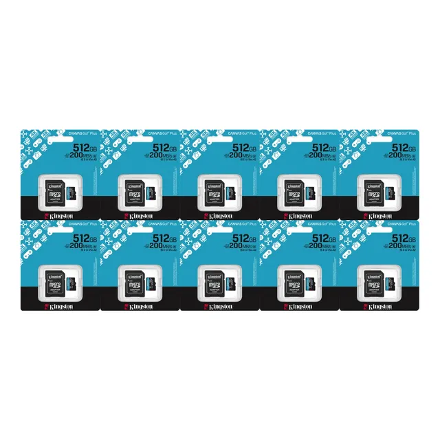 Memoria Micro Sd 512 Gb Kingston Canvas Go! Plus 4k Pack X10
