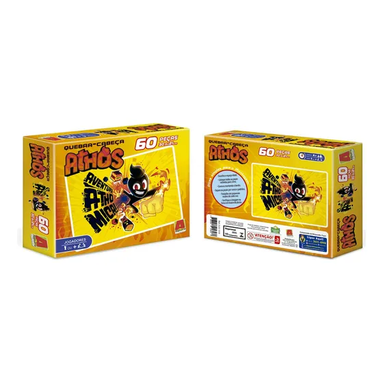 Quebra-cabeça Algazarra Brinquedos Quebra-cabeças Quebra -Cabeça de 60 peças