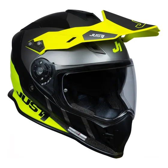 Casco J34 Pro Outerspace White/fluo Yellow/black Just1