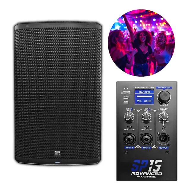Baffle Alienpro Sp 15 Advanced 600w Rms Bluetooth Original