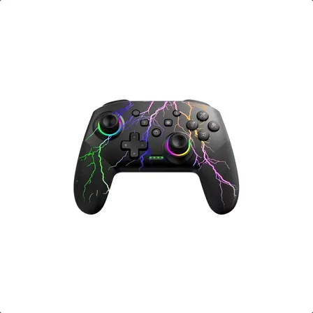 Control Mando Inalámbrico Bluetooth Luz Rgb Para Switch Oled