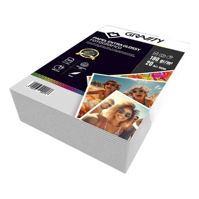 10 Paquetes De Papel Fotografico Brillo Glossy A4 180grs