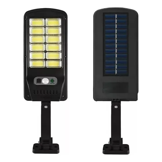 Luminária Solar Luz Led Sensor Presença Poste Parede 150w M5