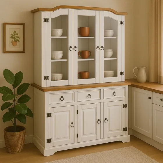 Modular Cristalero Aparador Alacena B- Living - Cocina - Lcm