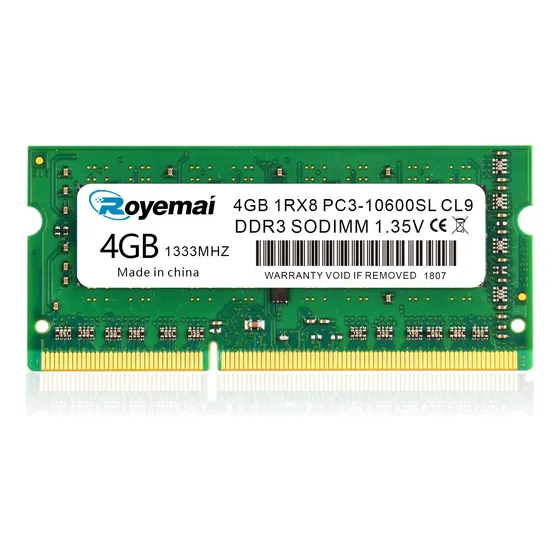 Memoria Portatil 4gb Ddr3 1333mhz 1.35v Pc3-10600 Sodimm Cl9