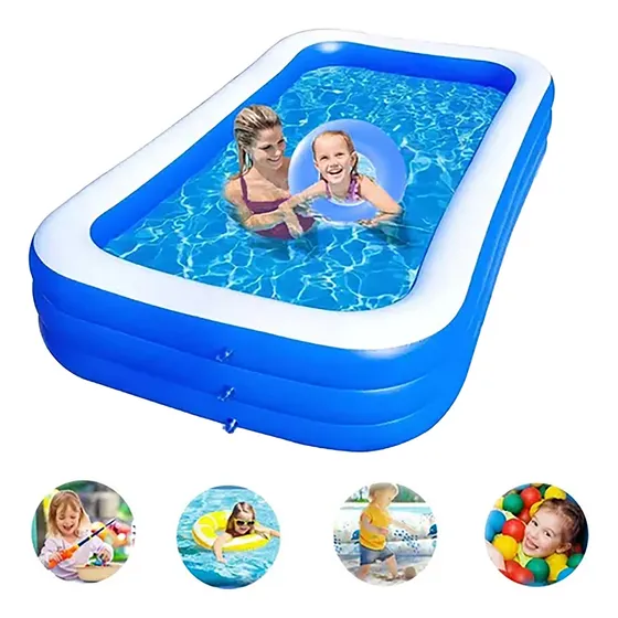 Alberca Inflable Tohifer Yyc1ss 1728l Bolsa Rectangular Alberca Inflable Grandes Albercas Rectangular 270cmx160cmx40cm