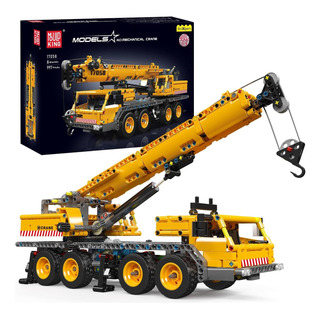 Kit De Bloques De Construcción Mould King Crane, Modelo De C Kit De Bloques De Construcción Mould King Crane, Modelo De C