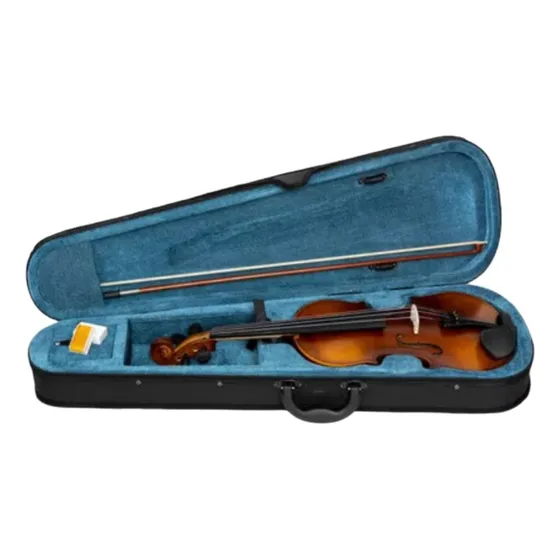 Violin Acústico Segovia Estudio Niño Antique 1/8 Tilo Arco Color Marrón oscuro