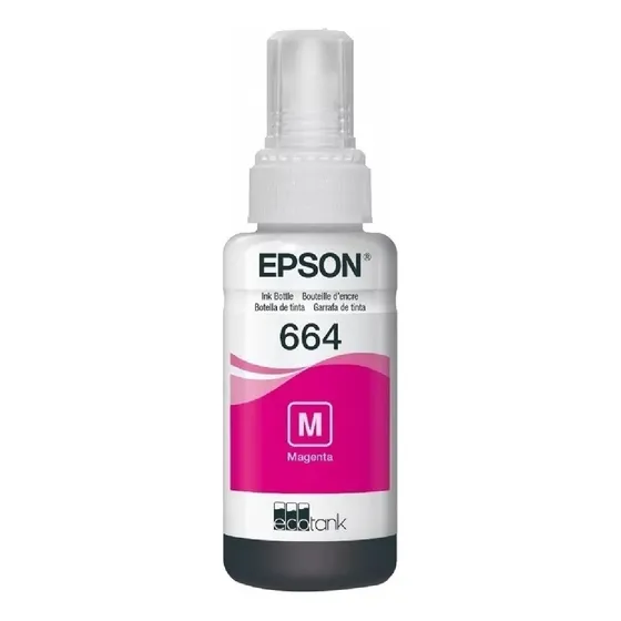 Tinta Para Epson 664 T 664320 Tinta Magenta