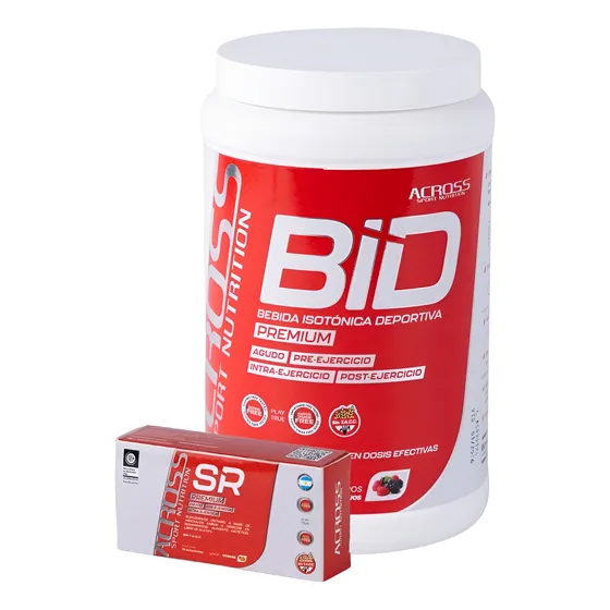 Suplemento Isotónica 1kg + Sales De Rehidratación X15 Across