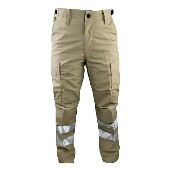 Pantalon Paramedico Kaki Con Reflejante 
